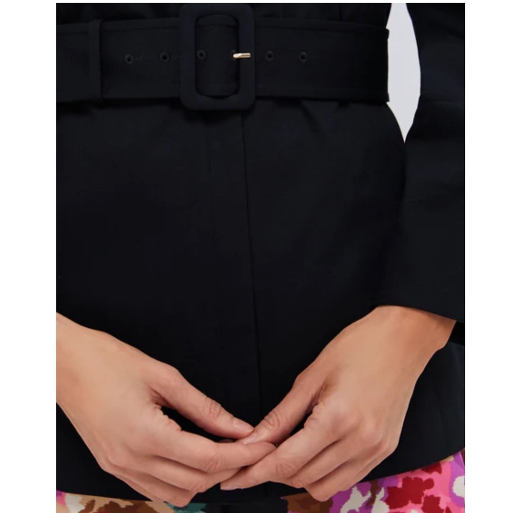 TUCKERNUCK Black Long Sleeve Structured Rhoda Tunic Top NEW - Picture 5 of 12